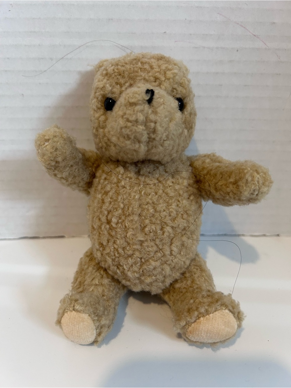Gund Beige Sherpa jointed classic Pooh Bear Plush vintage